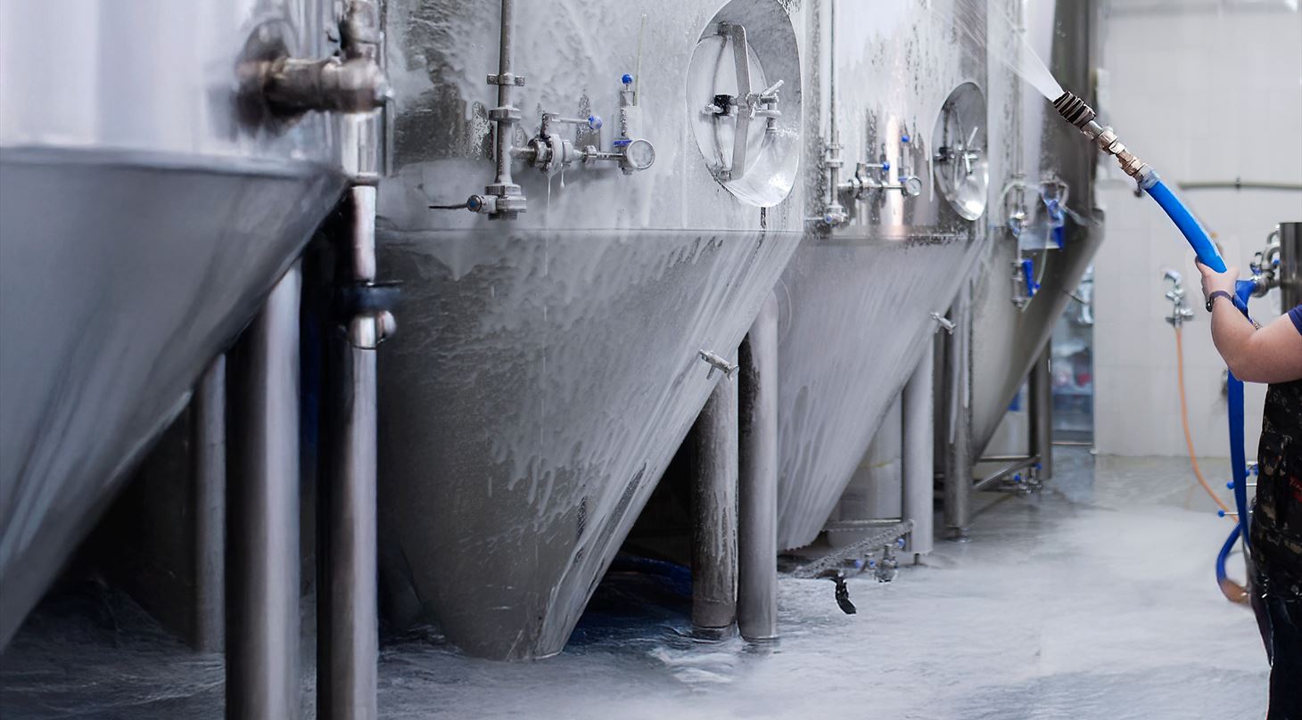 Vand i f�devareindustri